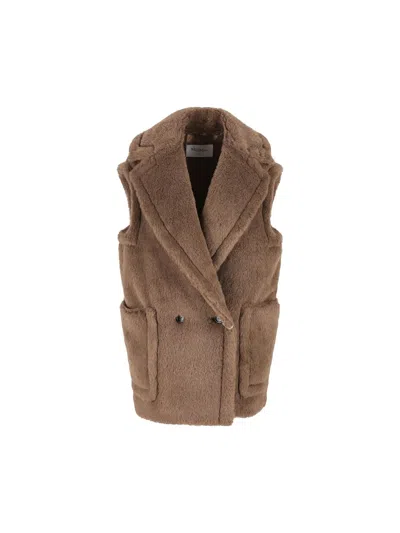 Max Mara Elegant Fall Jacket In Brown