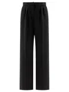 Max Mara Karub Stretch Wool Trousers In Black
