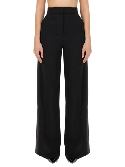 Max Mara Elegant High-waisted Trousers Size 40 In Black