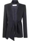 Max Mara Tailored Suit With Long Sleeves And Notched Lapel In Multi