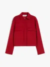 Max Mara Talamo Casual Jacket In Red