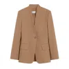 Max Mara Elegant Tailored Jacket In Brown