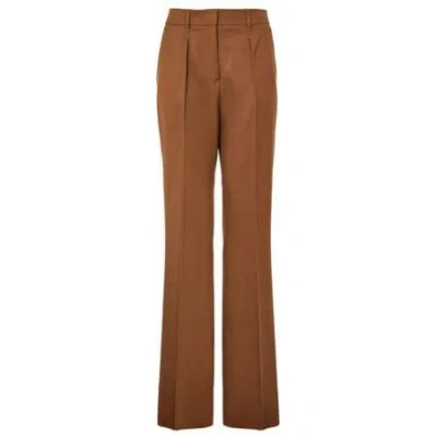 Max Mara Elegant Tailored Trousers In Red
