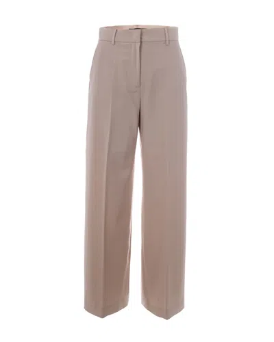 Max Mara Elegant Trousers For Women In Sabbia