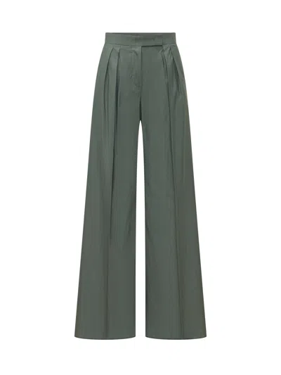 Max Mara Elegant Trousers With Pleats For Ss26 In Gray