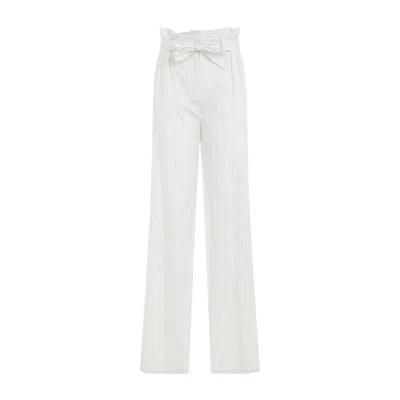 Max Mara Elegant White Pyjama Pants For Women