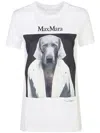 Max Mara Cipria Graphic Print T-shirt In White