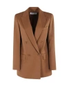 Max Mara Elegant Wool Jacket In Brown