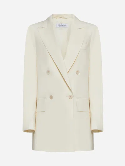 MAX MARA ELEGIA DOUBLEBREASTED WOOL BLAZER