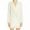Max Mara Women Elegia Double-breasted Wool Blazer In Neutral