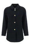 Max Mara Eleonora Button Pockets Shirt In Blue