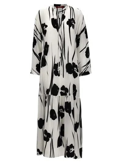 Max Mara Eles Dresses White/black
