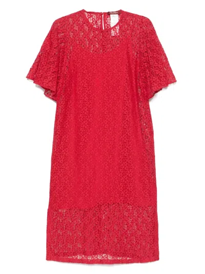 Max Mara Elettra Midi Dress In Red