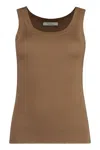 Max Mara Women's Eliadi Knitted Top In Brown