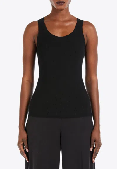 MAX MARA ELIADI RIBBED WOOL TANK TOP