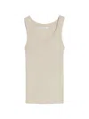 Max Mara Sleeveless Vest In Beige