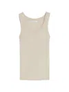 Max Mara Sleeveless Vest In Beige