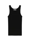 Max Mara Eliadi Ribbed Wool Top In Black