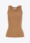 Max Mara Eliadi Tank Top In Brown