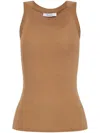 Max Mara Eliadi Tank Top In Braun