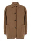 Max Mara Eligio Shetland Shirt Jacket In Cream
