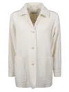 Max Mara Long-sleeved Casual Jacket In White