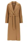Max Mara Elisa Coats And Trench Coats Beige In Brown