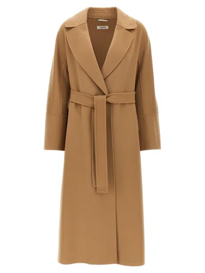 Max Mara Elisa Coats And Trench Coats Beige In Brown