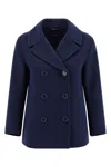 Max Mara 'elise' Coat In Blue