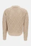 Max Mara Open-work Sweater In Neutral