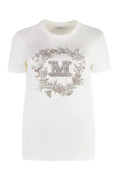 MAX MARA ELMO COTTON CREW-NECK T-SHIRT