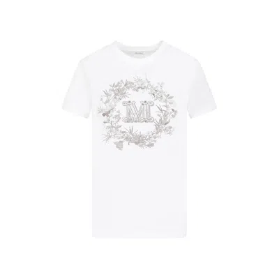 Max Mara Elmo M Drago T-shirt In White