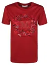Max Mara Elmo T-shirt In Rosso