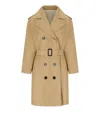 Shop Max Mara Elodia Beige Trench In Brown