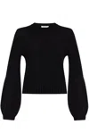 Max Mara Womens Elvira Round-neck Wool And Cashmere-blend Jumper Black Xl