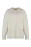Max Mara Elvira Wool And Cashmere Sweater In Yellow