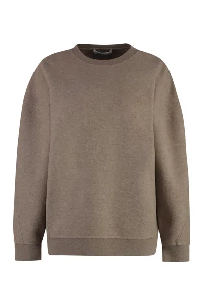 Max Mara Elvira Wool And Cashmere Sweater In Gray