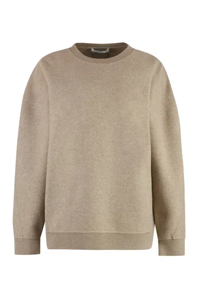 Max Mara Elvira Wool And Cashmere Sweater In Brown