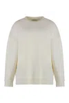 Max Mara Elvira Wool And Cashmere Sweater In White