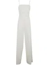 Max Mara Elvy Cady Jumpsuit In White