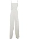 Max Mara Elvy Cady Jumpsuit In White