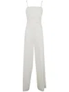 Max Mara Elvy Cady Jumpsuit In White