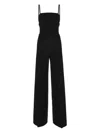 Max Mara "elvy Wide-leg Jumpsuit In 黑色