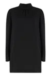 Max Mara Embassy Crepe Dress In Animal Print