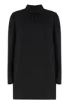 Max Mara Embassy Crepe Dress In Black