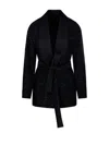 Max Mara Pianoforte Pau Kimono Jacket In Black