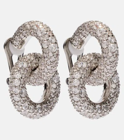 Max Mara Embellished Clip-on Earrings
