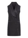 MAX MARA EMBELLISHED SLEEVELESS DRESS