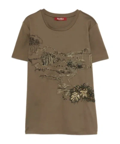 MAX MARA EMBELLISHED T-SHIRT
