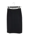 Max Mara Emblem Skirt In Black